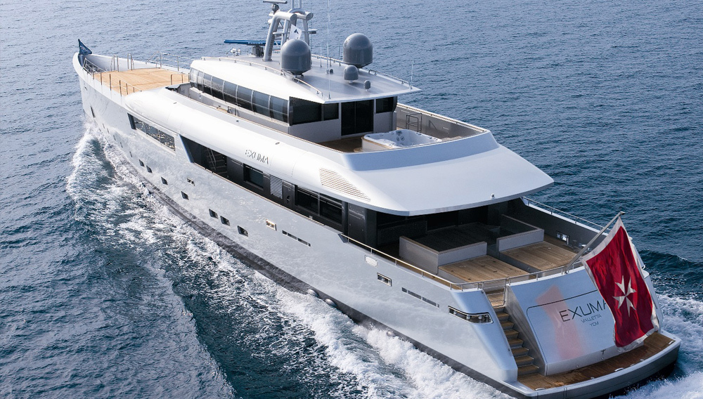 Yacht EXUMA, Perini Navi | CHARTERWORLD Luxury Superyacht Charters